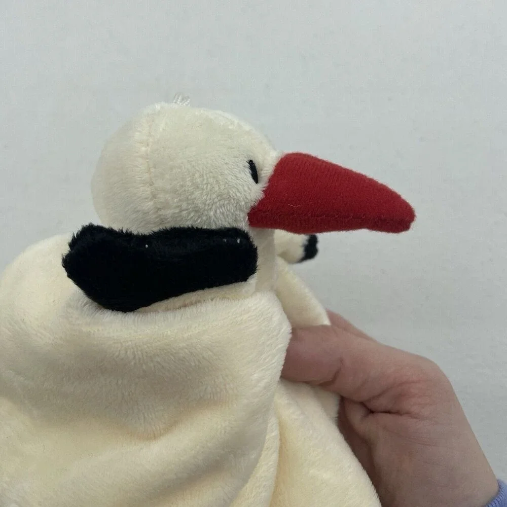 Stork Plush Baby Lovey Water Bird Marsh Wetland‎ Lake Wildlife Stuffed Animal